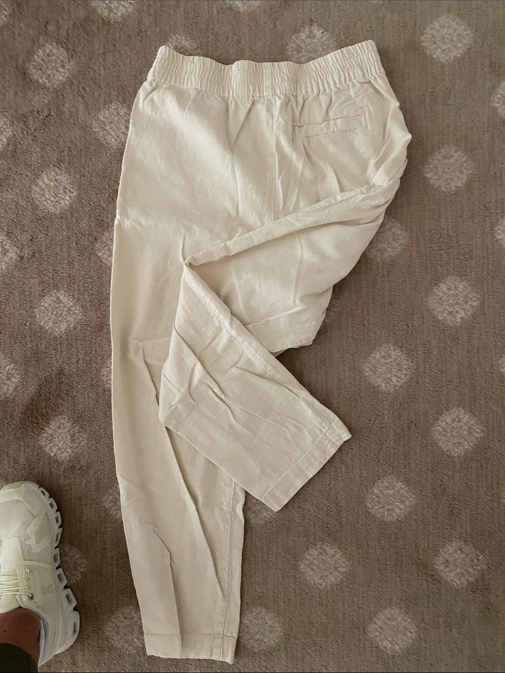 Marine Layer Saturday Pant Cream - Picture 4 of 4